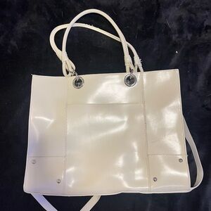 White tote bag
